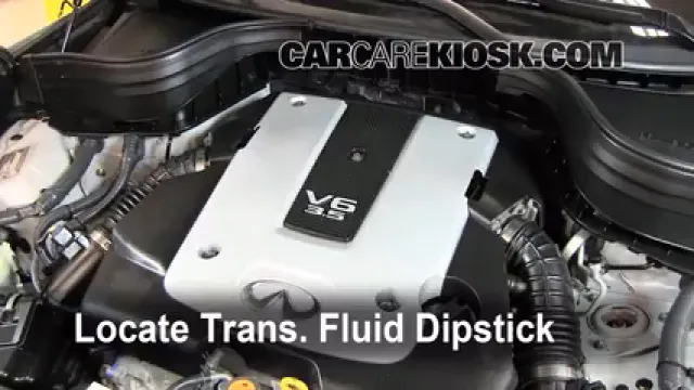 2008 Infiniti EX35 Journey 3.5L V6 Líquido de transmisión Agregar líquido